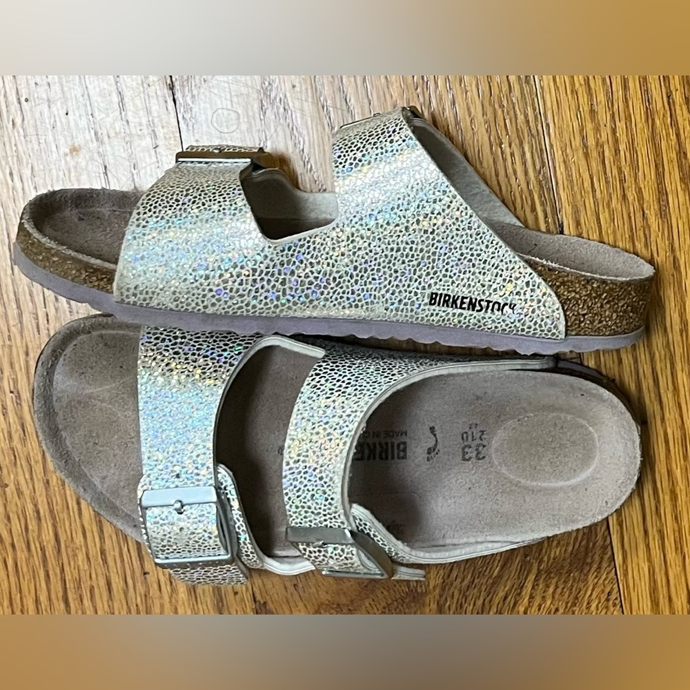Birkenstock Sandals, Silver